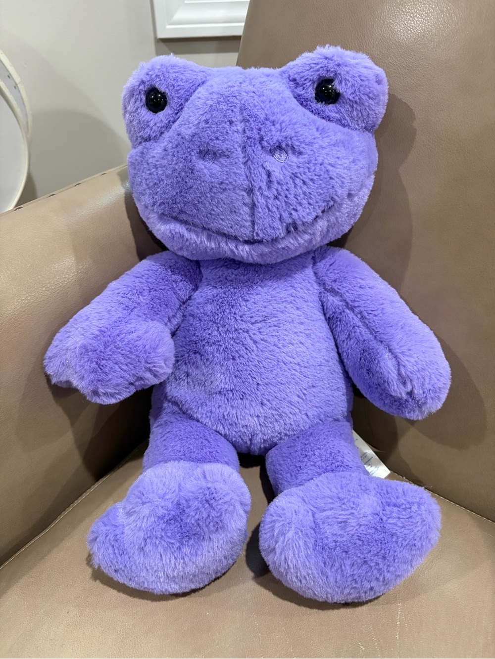 Build-A-Bear Purple Hops, Lavender Frog, retired 2022 collection